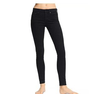 Rag & Bone Mid Rise Skinny Jean Black D79